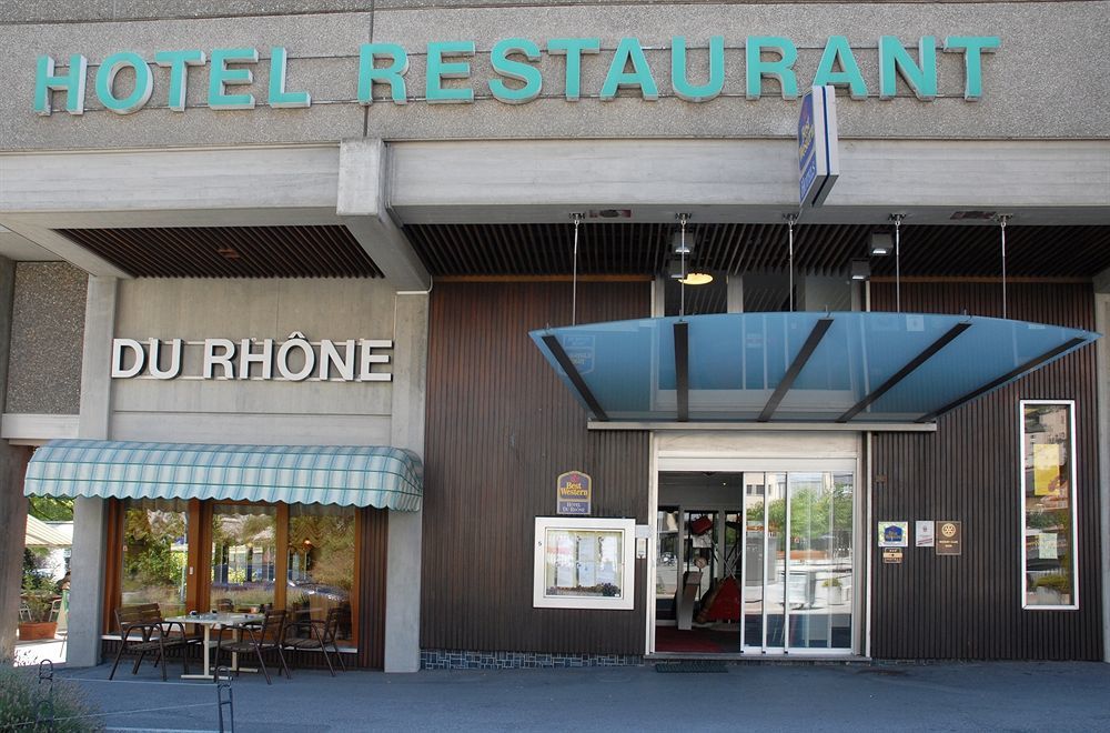 Hotel Du Rhone سيون المظهر الخارجي الصورة